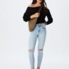1420 Jeans skinny de cintura baja 1420 Jeans skinny de cintura baja