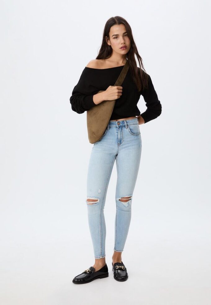 1420 Jeans skinny de cintura baja 1420 Jeans skinny de cintura baja