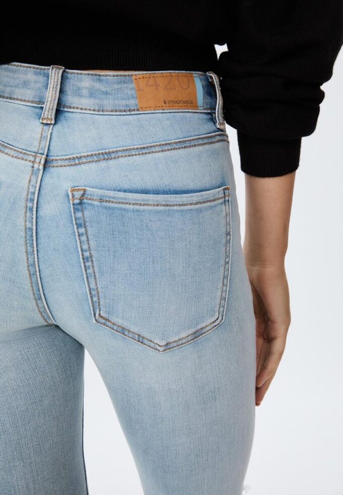 1420 Jeans skinny de cintura baja 1420 Jeans skinny de cintura baja