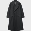 Abrigo oversize de tacto suave Abrigo oversize de tacto suave