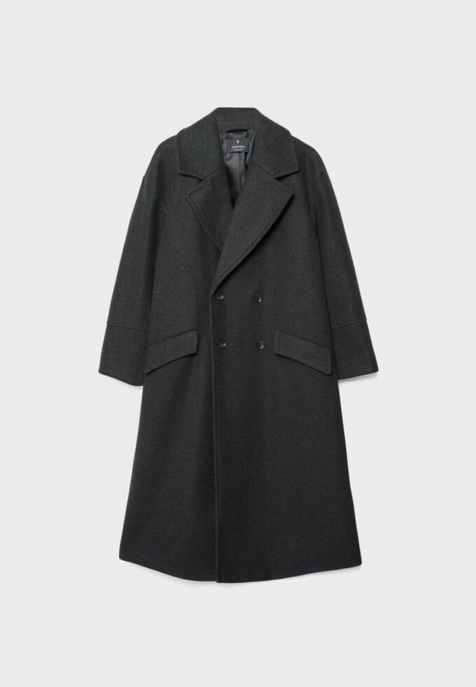 Abrigo oversize de tacto suave Abrigo oversize de tacto suave