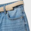 Bermudas de mezclilla con cinturón Bermudas de mezclilla con cinturón