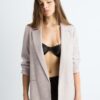 Blazer abierto a rayas Blazer abierto a rayas