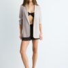 Blazer abierto a rayas Blazer abierto a rayas