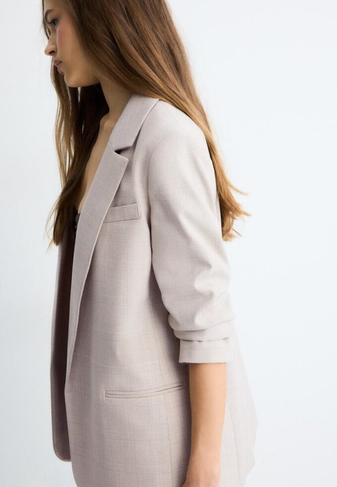 Blazer abierto a rayas Blazer abierto a rayas