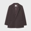 Blazer abierto a rayas Blazer abierto a rayas