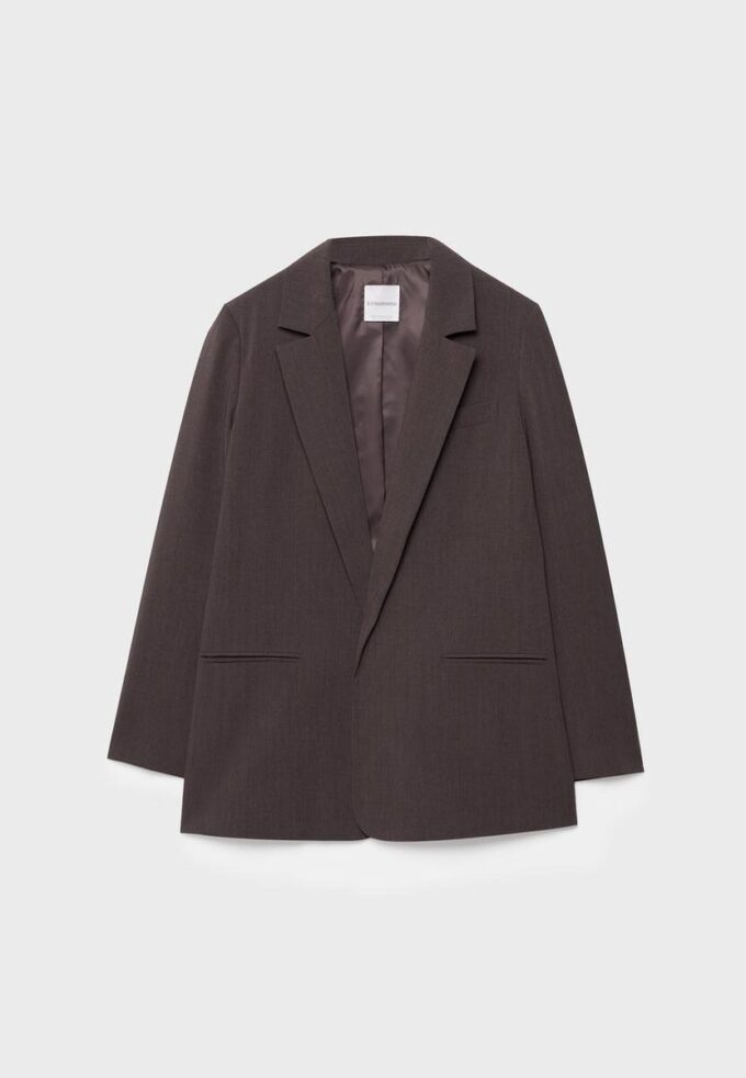 Blazer abierto a rayas Blazer abierto a rayas