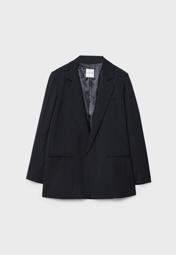 Blazer abierto a rayas Blazer abierto a rayas