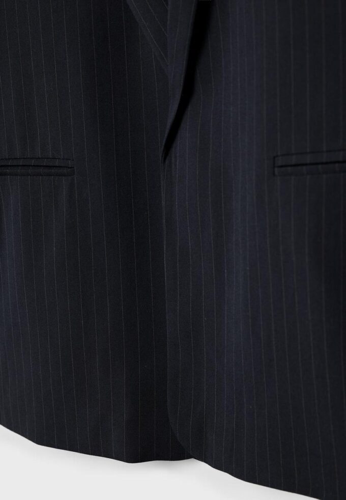 Blazer abierto a rayas Blazer abierto a rayas