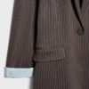 Blazer básico de punto a rayas Blazer básico de punto a rayas