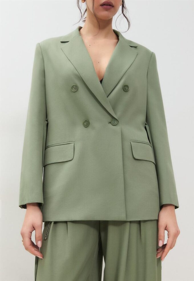 Blazer con cinturón