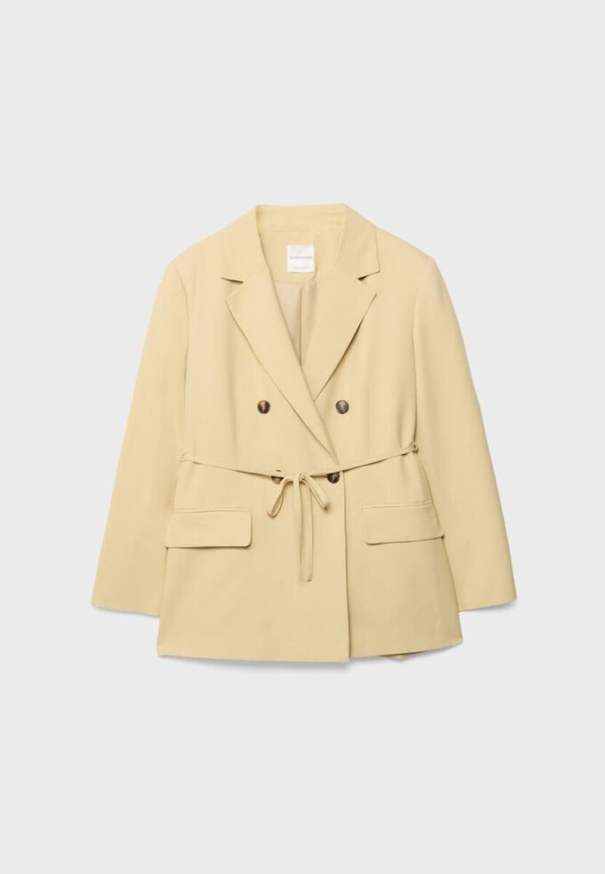 Blazer con cinturón