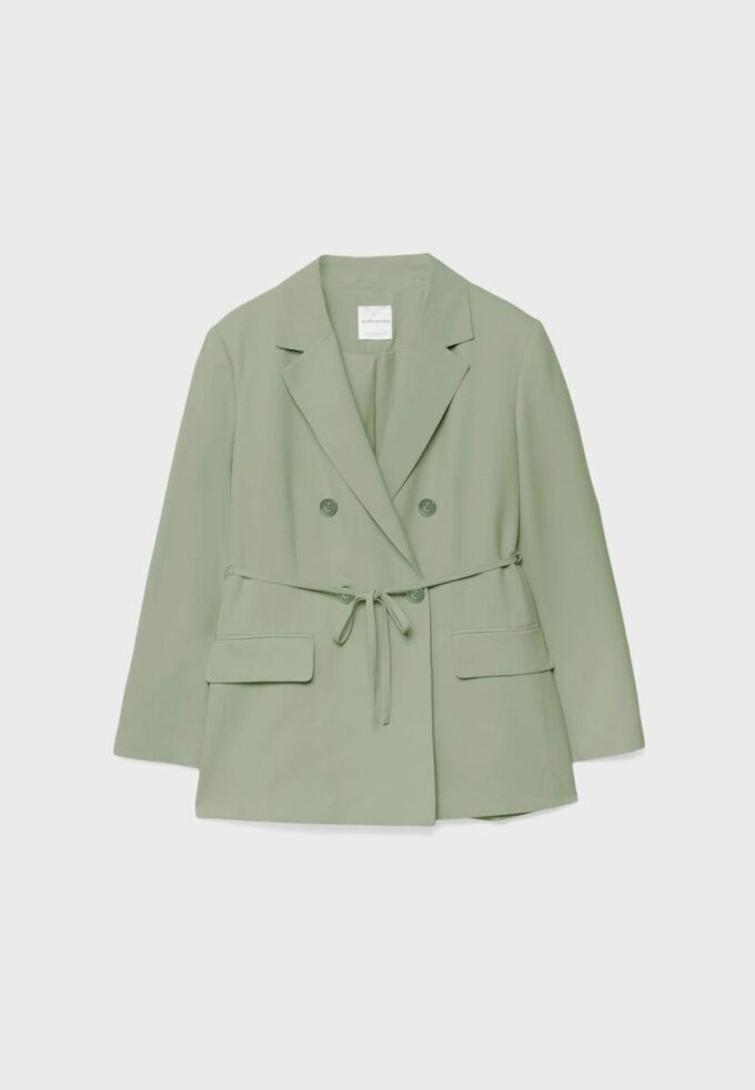 Blazer con cinturón