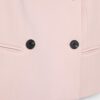Blazer corto de cuello redondo Blazer corto de cuello redondo