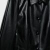 Blazer corto efecto piel Blazer corto efecto piel