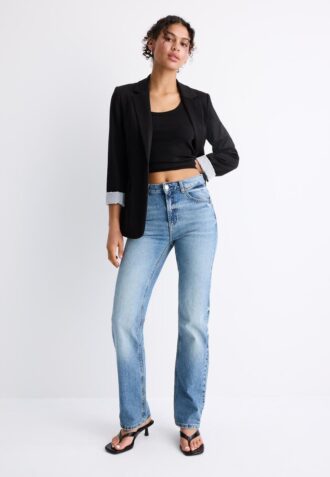Blazer de corte ajustado