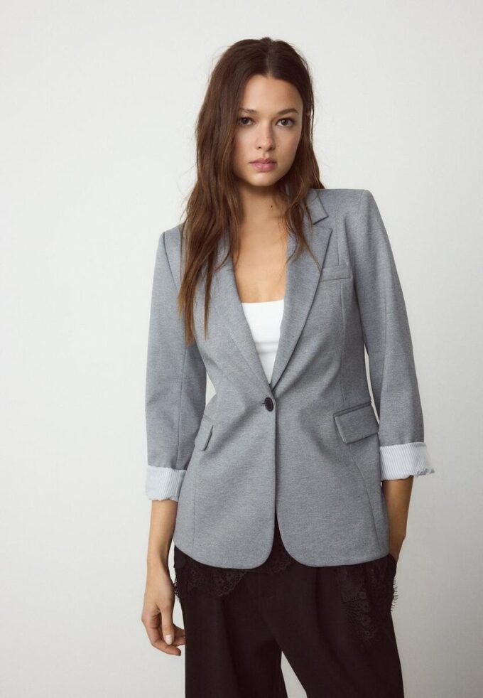 Blazer de corte ajustado Blazer de corte ajustado