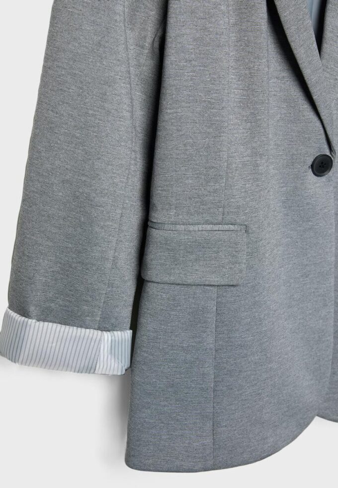 Blazer de corte ajustado Blazer de corte ajustado