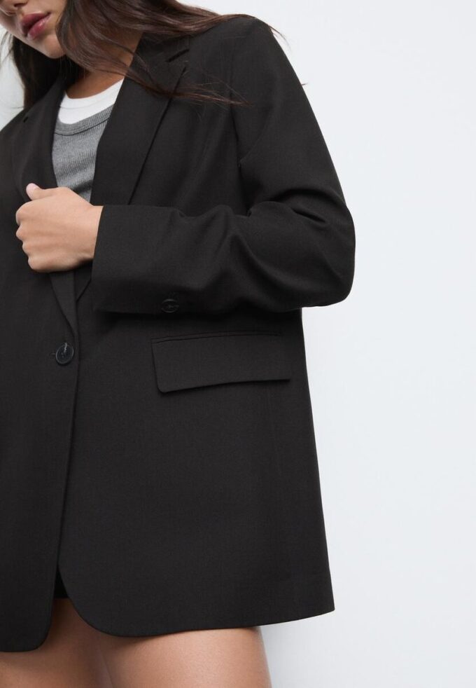 Blazer de corte regular Blazer de corte regular