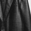 Blazer de corte regular con efecto piel Blazer de corte regular con efecto piel