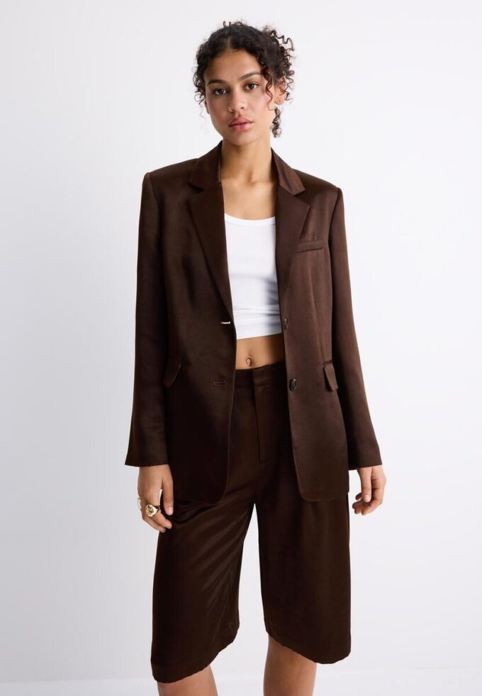 Blazer de satén Blazer de satén