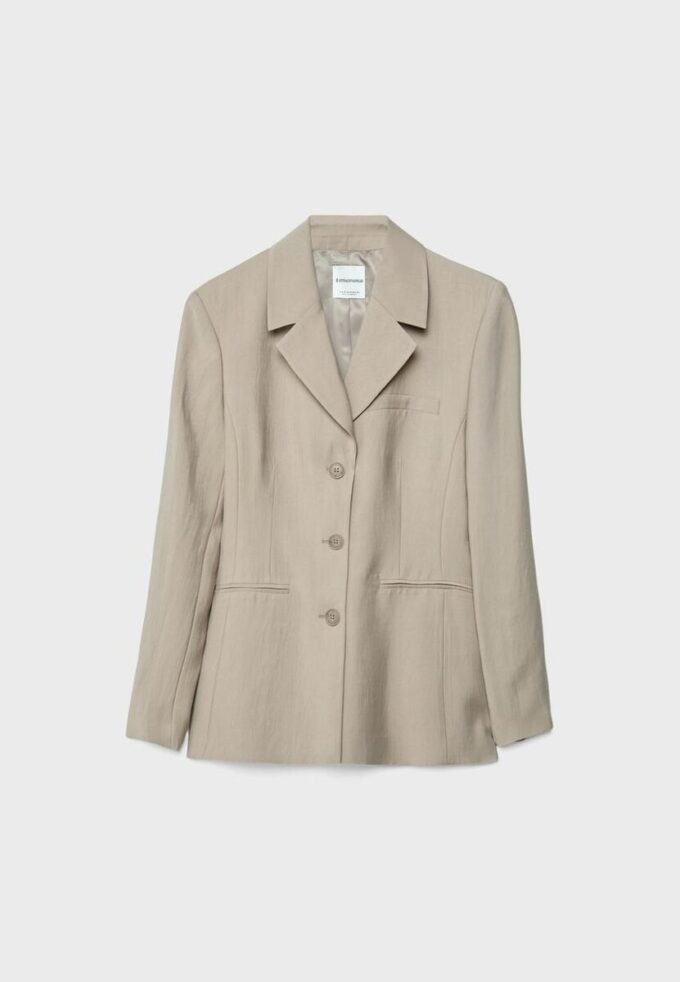 Blazer entallado de 3 botones Blazer entallado de 3 botones