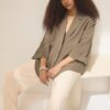 Blazer fluido de doble botonadura Blazer fluido de doble botonadura