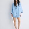 Blazer fluido de doble botonadura Blazer fluido de doble botonadura