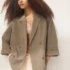 Blazer fluido de doble botonadura Blazer fluido de doble botonadura