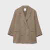 Blazer fluido de doble botonadura Blazer fluido de doble botonadura