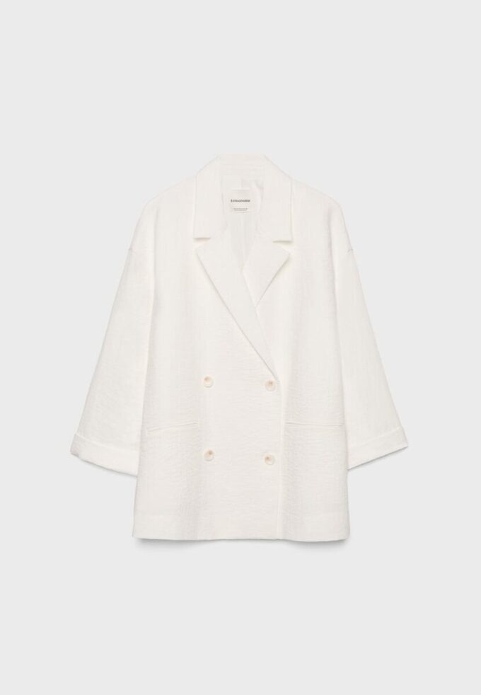 Blazer fluido de doble botonadura Blazer fluido de doble botonadura