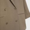 Blazer fluido de doble botonadura Blazer fluido de doble botonadura