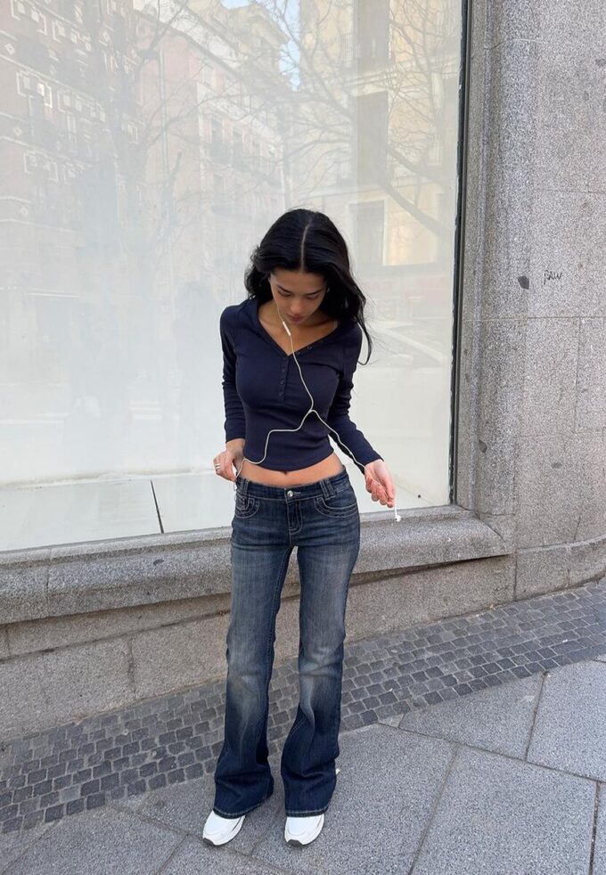 Blusa con botones Blusa con botones