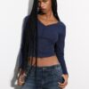 Blusa con botones Blusa con botones