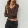 Blusa con botones Blusa con botones