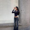 Blusa con botones Blusa con botones