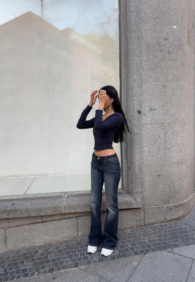Blusa con botones Blusa con botones