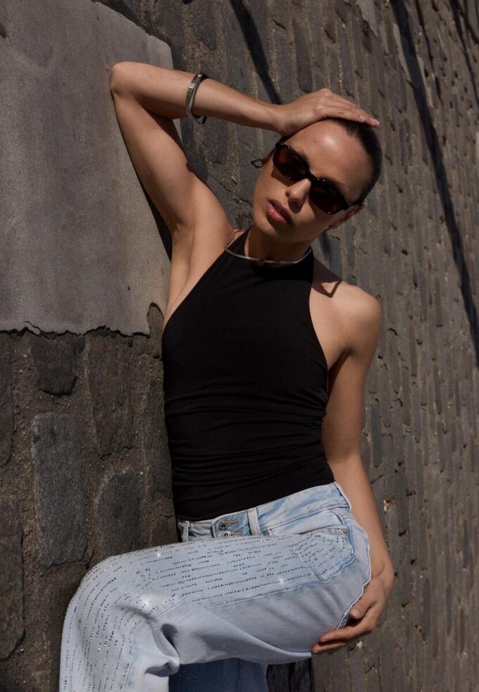 Body con cuello halter Body con cuello halter