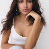 Body con tirantes y cuello en V Body con tirantes y cuello en V