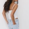 Body con tirantes y cuello en V Body con tirantes y cuello en V