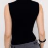 Body de poliamida con cuello cuadrado Body de poliamida con cuello cuadrado