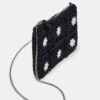 Bolso bandolera mini de ganchillo con espejos Bolso bandolera mini de ganchillo con espejos