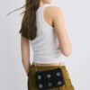 Bolso bandolera mini de ganchillo con espejos Bolso bandolera mini de ganchillo con espejos