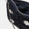 Bolso bandolera mini de ganchillo con espejos Bolso bandolera mini de ganchillo con espejos