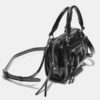Bolso bandolera tipo bowling de piel sintética