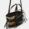 Bolso bandolera tipo cesta con efecto de ganchillo Bolso bandolera tipo cesta con efecto de ganchillo
