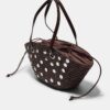 Bolso bandolera tipo cesta con lentejuelas Bolso bandolera tipo cesta con lentejuelas