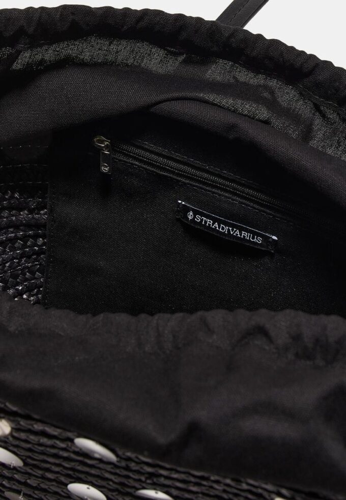 Bolso bandolera tipo cesta con lentejuelas Bolso bandolera tipo cesta con lentejuelas