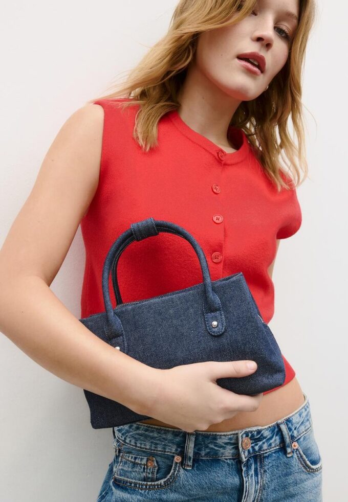 Bolso bandolera tipo tote