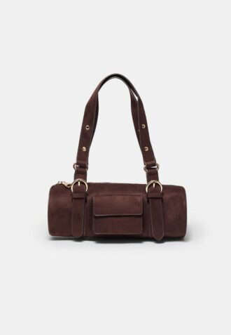 Bolso de bolos con detalles metálicos